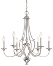 Minka-Lavery 3336-84 - SAVANNAH ROW - 6 LIGHT CHANDELIER