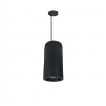 Nora NYLD2-6C10227BBBAC - 6" Cobalt Cable Mount Cylinder, Black, 1000L, 2700k, Black/Black Baffle, 120V Triac/ELV Dimming