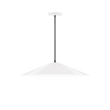 Montclair Light Works PEB429-44 - 24" Vessel Pendant, White