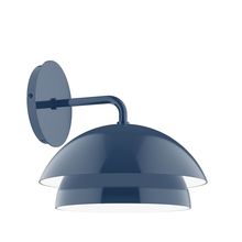 Montclair Light Works SCJX445-50 - 10" Nest Wall Sconce, Navy