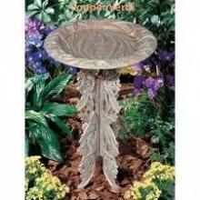 Whitehall 00162 - BUTTERFLY BIRDBATH & PEDESTAL OIL RUBBED BRONZE