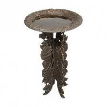 Whitehall 00183 - ROSE BIRDBATH 7 PEDESTAL COPPER VERDI