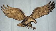 Whitehall 00734 - 29" WALL EAGLE ANTIQUE BRASS