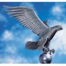 Whitehall 00794 - LARGE FLAGPOLE EAGLE PEWTER