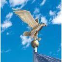Whitehall 00807 - LARGE FLAGPOLE EWAGLE GOLD BRONZE
