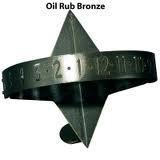 Whitehall 01269 - SUN CLOCK SUNDIAL OIL RUBBED BRONZE