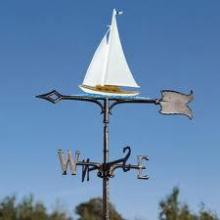 Whitehall 03032 - 30" SAILBOAT WEATHERVANE ROOFTOP COLOR