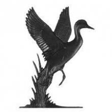 Whitehall 03070 - 30" DUCK WEATHERVANE ROOFTOP BLACK