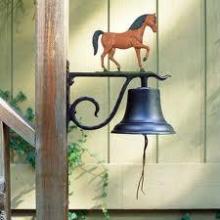 Whitehall 04017 - LARGE BELL WITH HORSE COLOR