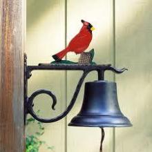 Whitehall 04018 - LARGE BELL WITH CARDINAL COLOR