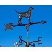 Whitehall 65328 - 30" BLACK LAB WEATHERVANE GARDEN BLACK