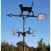 Whitehall 65372 - 30" CAT STANDING WEATHERVANE GARDEN BLACK