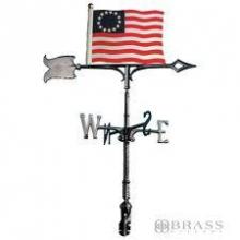 Whitehall 65427 - 30" LIBERTY FLAG WEATHERVANE GARDEN COLOR