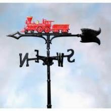 Whitehall 65428 - 30" LOCOMOTIVE WEATHERVANE GARDEN COLOR