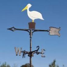 Whitehall 65437 - 30" PELICAN WEATHERVANE GARDEN COLOR