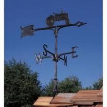 Whitehall 65533 - 30" TRACTOR WEATHERVANE ROOFTOP BLACK