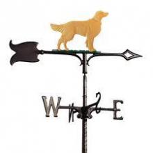 Whitehall 65562 - 30" GOLDEN RETRIEVER WEATHERVANE ROOFTOP COLOR