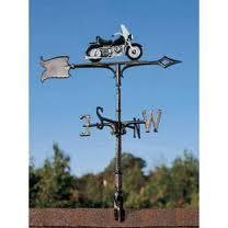 Whitehall 65573 - 30" MOTORCYCLE WEATHERVANE ROOFTOP COLOR