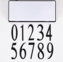  AP-6-FB - Surface Mount Address Plaque Number - 6