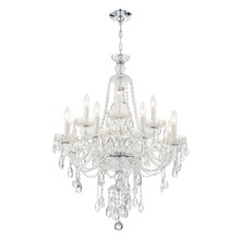  CAN-A1312-CH-CL-MWP - Candace 12 Light Polished Chrome Chandelier