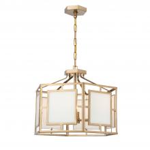  HIL-995-VG - Libby Langdon for Crystorama Hillcrest 6 Light Vibrant Gold Chandelier