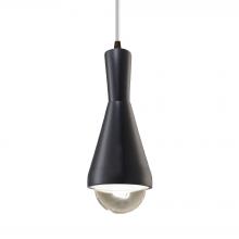 Justice Design Group CER-6520-CRB-DBRZ-WTCD - Erlen 1-Light Pendant