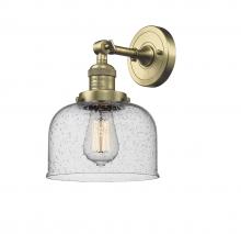 Innovations Lighting 203-AB-G74 - Bell - 1 Light - 8 inch - Antique Brass - Adjustable Sconce