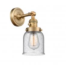 Innovations Lighting 203SW-BB-G54-LED - Bell - 1 Light - 5 inch - Brushed Brass - Adjustable Sconce