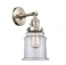 Innovations Lighting 203SW-SN-G182-LED - Canton - 1 Light - 7 inch - Brushed Satin Nickel - Adjustable Sconce
