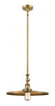  206-BB-MFR-BB-16 - Appalachian - 1 Light - 16 inch - Brushed Brass - Stem Hung - Mini Pendant