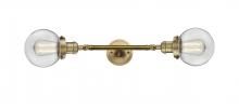 Innovations Lighting 208L-BB-G202-6 - Beacon - 2 Light - 6 inch - Brushed Brass - Adjustable Bath Vanity Light