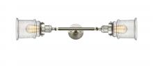 Innovations Lighting 208L-SN-G184 - Canton - 2 Light - 6 inch - Brushed Satin Nickel - Adjustable Bath Vanity Light