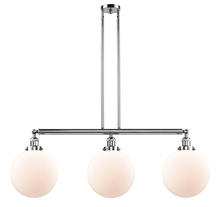 Innovations Lighting 213-PC-G201-10 - Beacon - 3 Light - 42 inch - Polished Chrome - Stem Hung - Adjustable Island Light