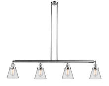 Innovations Lighting 214-PC-G62 - Cone - 4 Light - 51 inch - Polished Chrome - Stem Hung - Adjustable Island Light