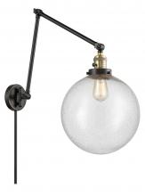 Innovations Lighting 238-BAB-G204-12 - Beacon - 1 Light - 12 inch - Black Antique Brass -Adjustable Swing Arm