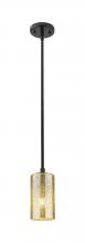 Innovations Lighting 434-1S-BK-G434-7ME - Crown Point - 1 Light - 5 inch - Matte Black - Pendant
