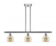 Innovations Lighting 516-3I-PC-G128-6 - Athens - 3 Light - 36 inch - Polished Chrome - Cord hung - Island Light