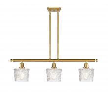  516-3I-SG-G402 - Niagara - 3 Light - 36 inch - Satin Gold - Cord hung - Island Light