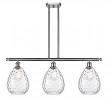  516-3I-SN-G372 - Waverly - 3 Light - 36 inch - Brushed Satin Nickel - Cord hung - Island Light