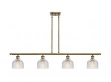 Innovations Lighting 516-4I-AB-G412 - Dayton - 4 Light - 48 inch - Antique Brass - Cord hung - Island Light