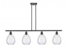  516-4I-BK-G372 - Waverly - 4 Light - 48 inch - Matte Black - Cord hung - Island Light