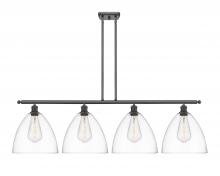 Innovations Lighting 516-4I-BK-GBD-122 - Bristol - 4 Light - 50 inch - Matte Black - Cord hung - Island Light