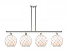 Innovations Lighting 516-4I-PN-G121-10RW - Farmhouse Rope - 4 Light - 48 inch - Polished Nickel - Cord hung - Island Light