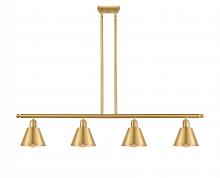Innovations Lighting 516-4I-SG-M8 - Smithfield - 4 Light - 48 inch - Satin Gold - Cord hung - Island Light