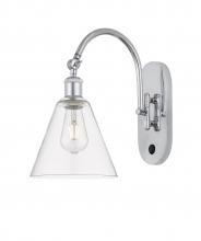 Innovations Lighting 518-1W-PC-GBC-82 - Berkshire - 1 Light - 8 inch - Polished Chrome - Adjustable Swing Arm