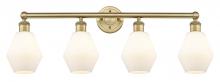 Innovations Lighting 616-4W-BB-G651-6 - Cindyrella - 4 Light - 33 inch - Brushed Brass - Bath Vanity Light