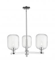 Innovations Lighting 716-3CR-PC-G460-7CL - Preston - 3 Light - 18 inch - Polished Chrome - Flush Mount