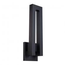  WS-W1724-BK - Forq Outdoor Wall Sconce Light