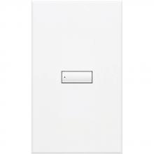 Lutron Electronics QSWS2-1BN-WH - QSWS2 WALLSTN 1B N/INS WH