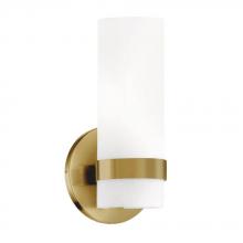 Kuzco Lighting Inc WS9809-BG - Milano 9-in Brushed Gold LED Wall Sconce